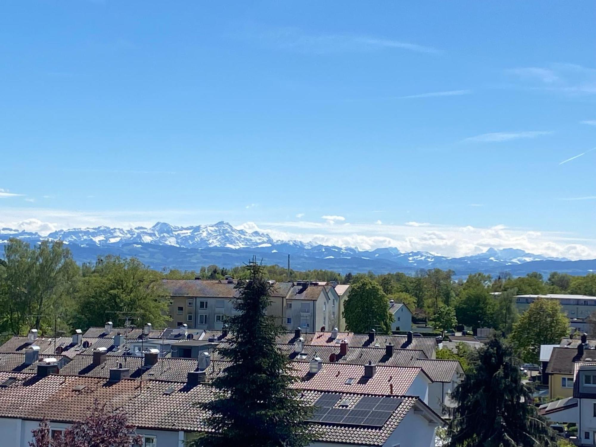 Penthouse Apartment Mit Alpenblick Friedrichshafen Dış mekan fotoğraf