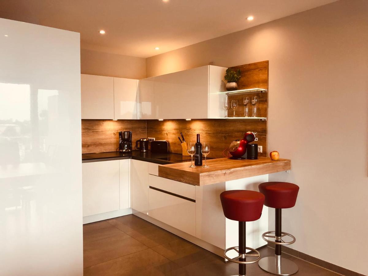 Penthouse Apartment Mit Alpenblick Friedrichshafen Dış mekan fotoğraf