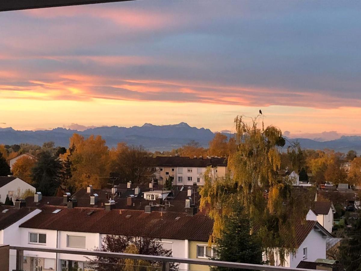 Penthouse Apartment Mit Alpenblick Friedrichshafen Dış mekan fotoğraf