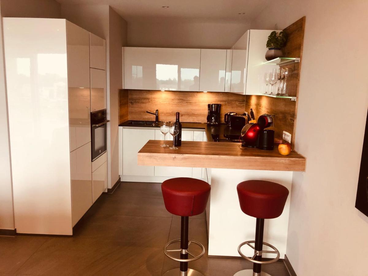 Penthouse Apartment Mit Alpenblick Friedrichshafen Dış mekan fotoğraf
